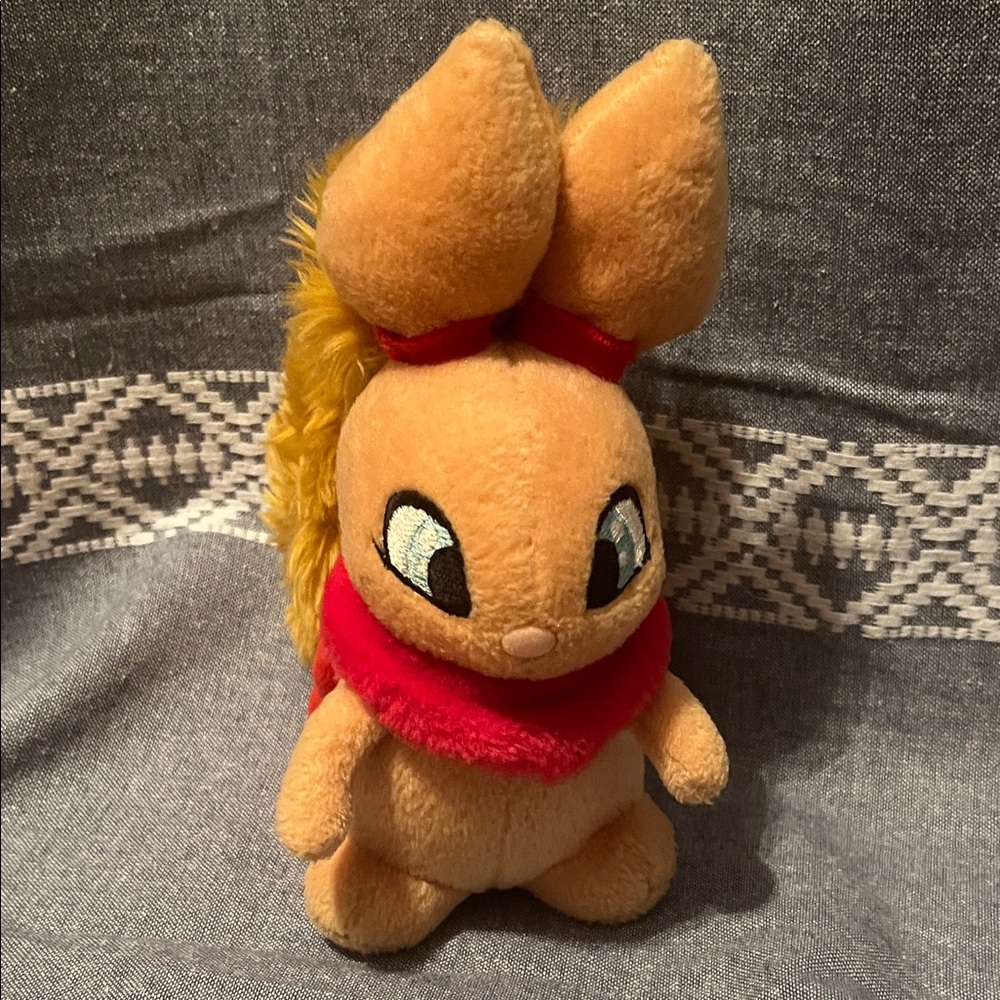 Vintage Retired Neopets Red Usul Plush 6” Limited Edition Squirrel